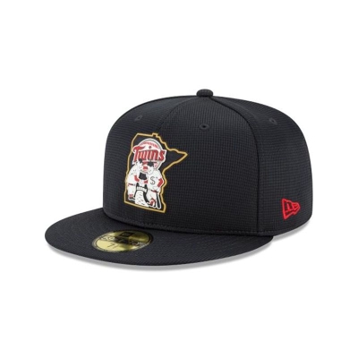 Minnesota Twins Gorra | New Era MLB Clubhouse Collection 59fifty Fitted Cap Mexico - Azules